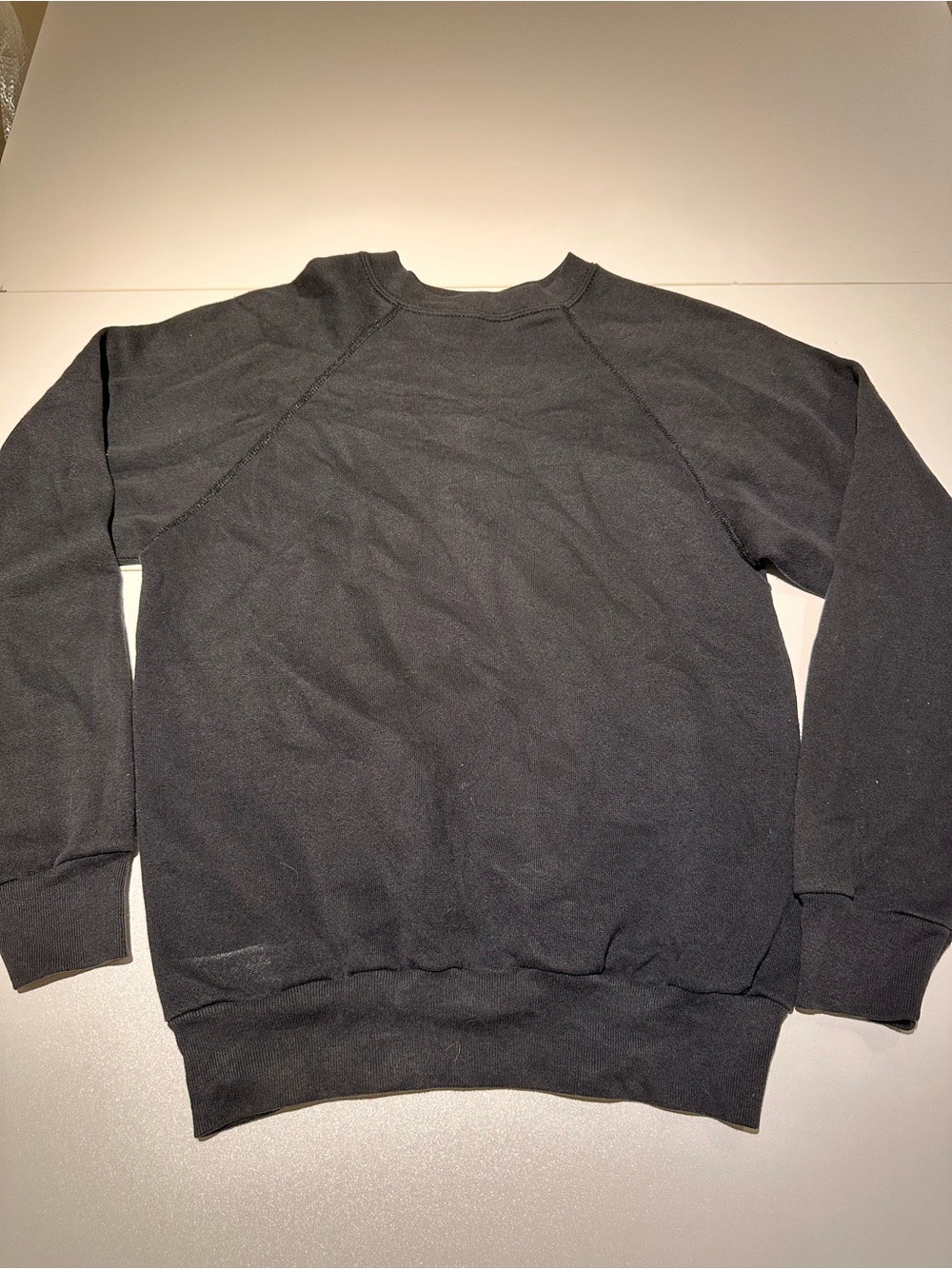 Tultex Black Women's Crewneck Sweater - Classic Pullover